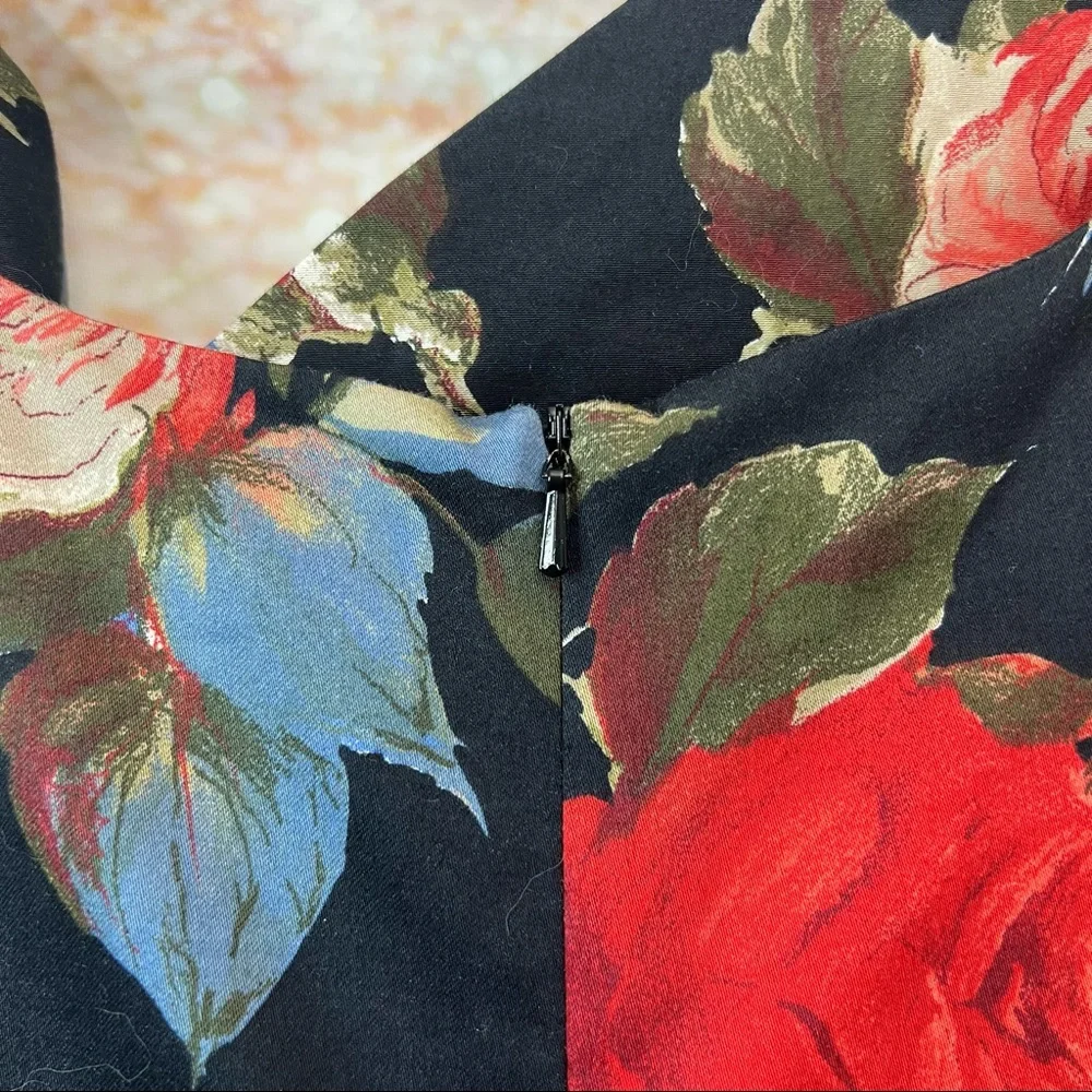 NEW Black Halo Floral Jackie O Sheath Dress - Picture 5 of 9